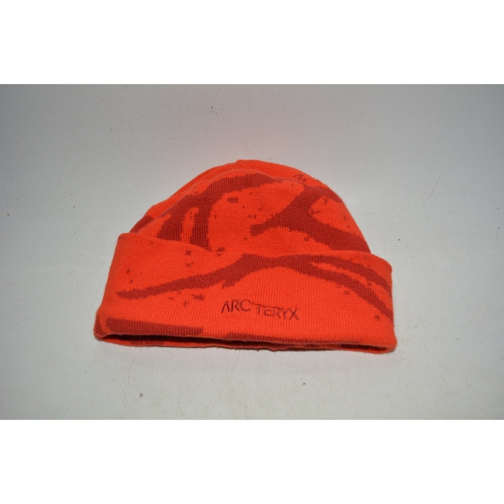 Arc'teryx Orange Cap Beanie – One Size – Used – Normal Wear – Outdoor Gear
